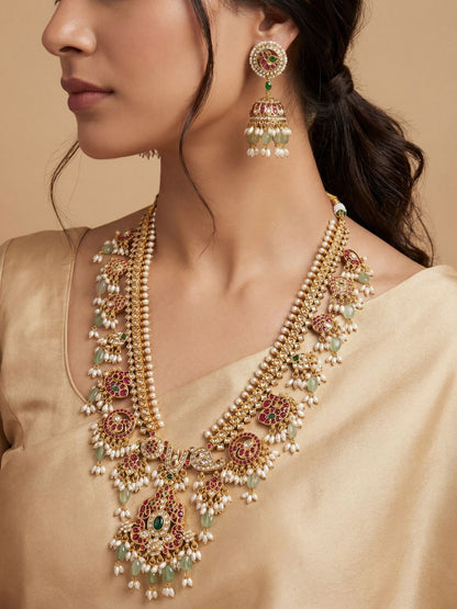 Ishhaara Guttapusalu Necklace Set