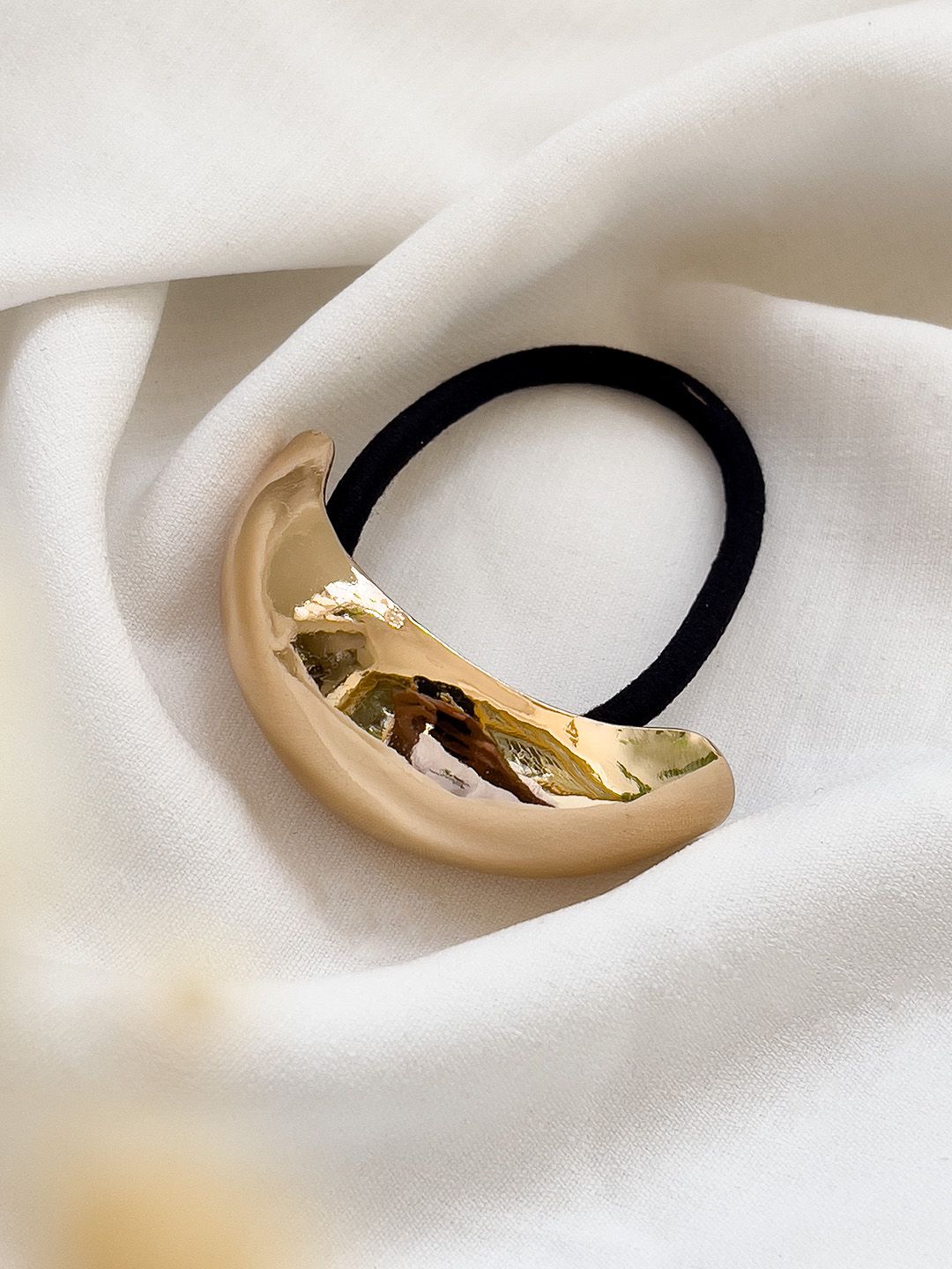 Ishhaara Half Cuff Stainless Steel Rubber Band