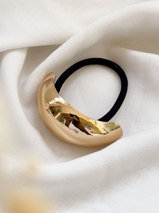 Ishhaara Half Cuff Stainless Steel Rubber Band