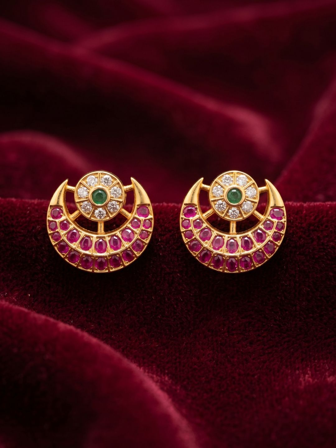 Ishhaara Half Moon Kemp Earrings