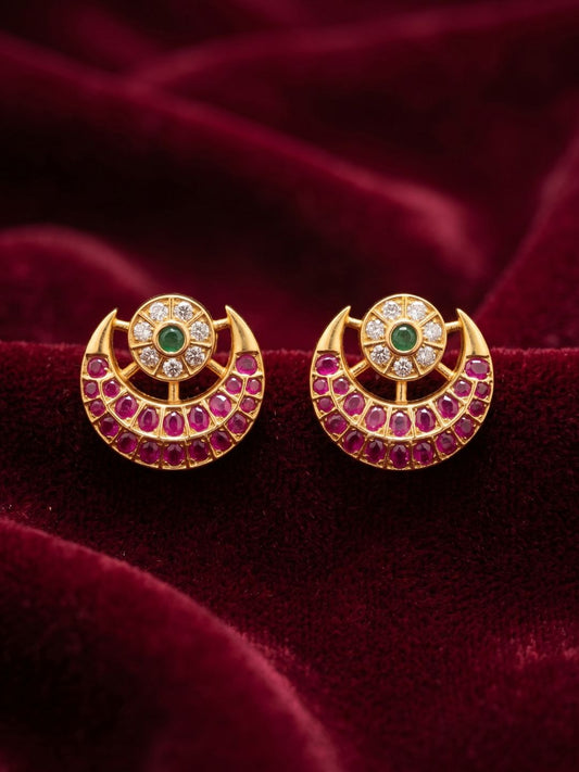 Ishhaara Half Moon Kemp Earrings