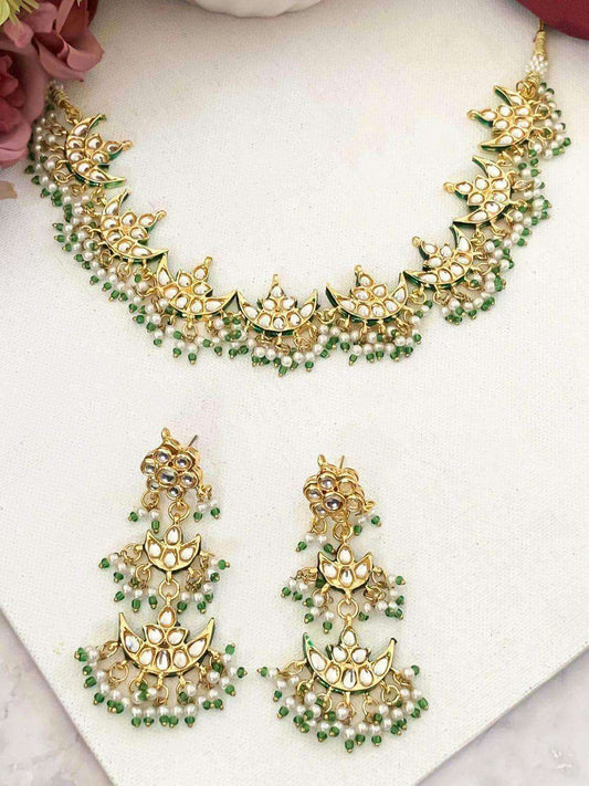 Ishhaara Half Moon Kundan Choker
