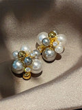 Ishhaara Halo Pearl Studs
