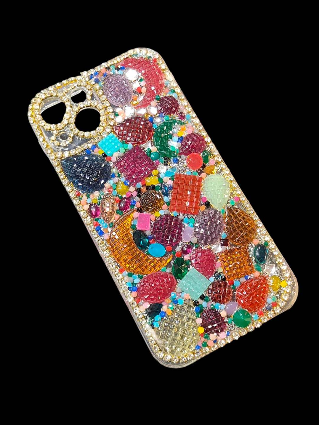 Ishhaara Hand Crafted Multicolor Phone Back Case