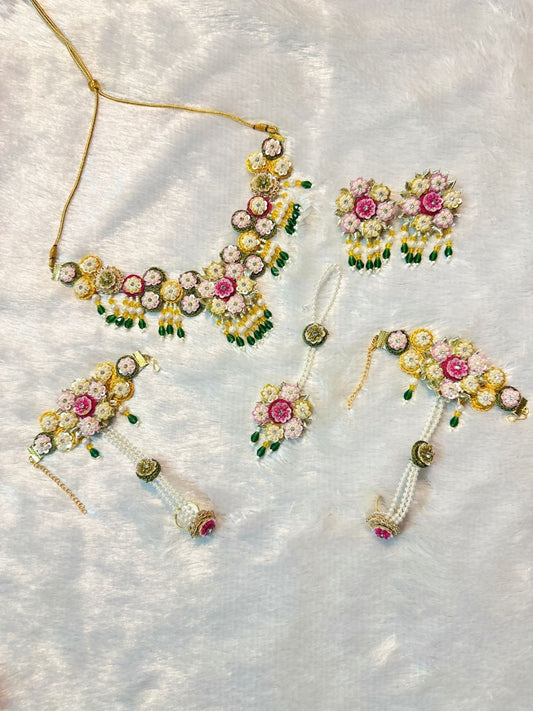 Ishhaara Handcrafted Floral Bridal Necklace