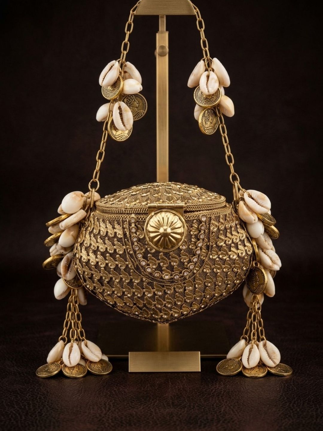 Ishhaara Handcrafted Mini Oxidised Bag