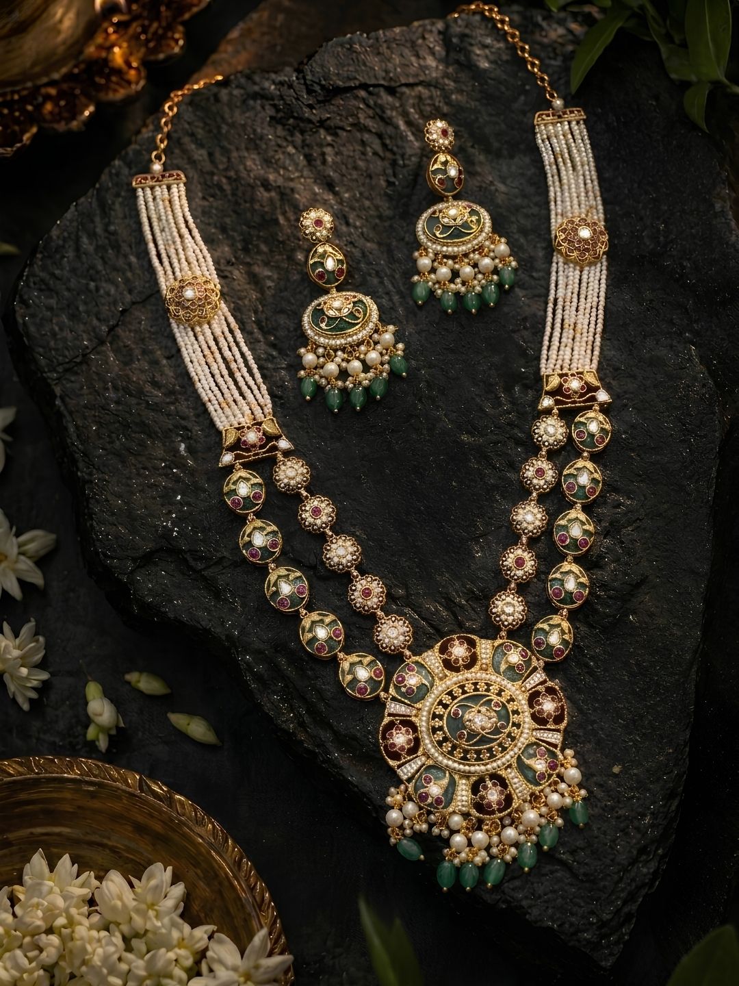 Ishhaara Handmade Long Beaded Neckalce