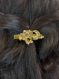 Ishhaara Handmade Moon Shaped Kundan Studded Hairpin