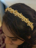 Ishhaara Handmade Pearl And Kundan Studded Ethnic Hairband