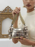 Ishhaara Handmade Pure Brass Base Clutch