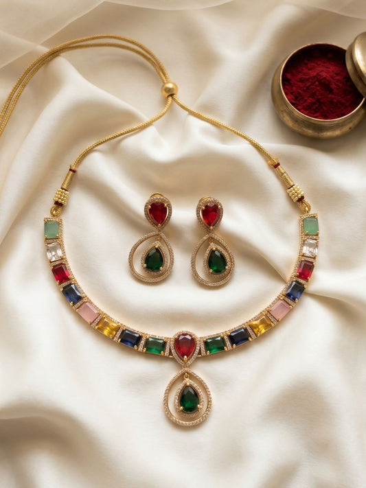 Ishhaara Handpicked Jadau Kundan Choker Necklace