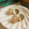 Ishhaara Harshdeep Kaur In Nest Pearl Earrings