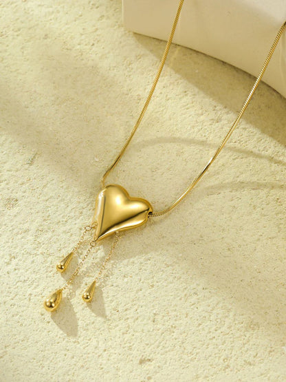 Ishhaara Heart Drip Necklace