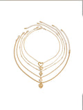 Ishhaara Heartstrings Stack Necklace