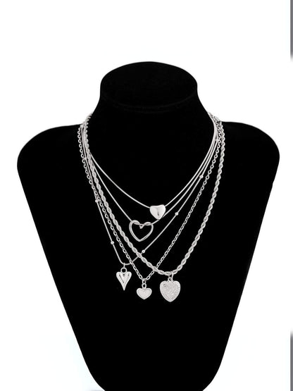 Ishhaara Heartstrings Stack Necklace