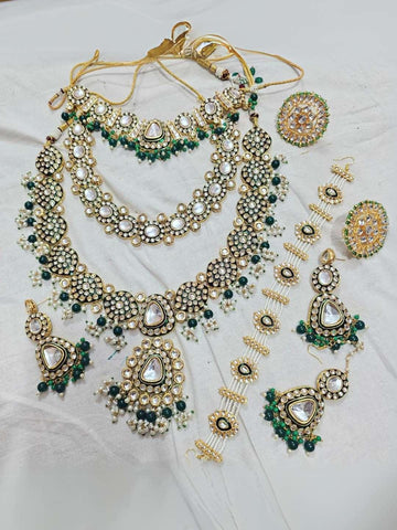 Ishhaara Heavy Bridal Jewellery Set