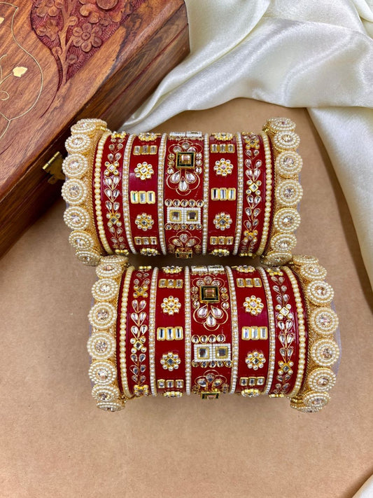 Ishhaara Heavy Rajwadi Bridal Chuda Set