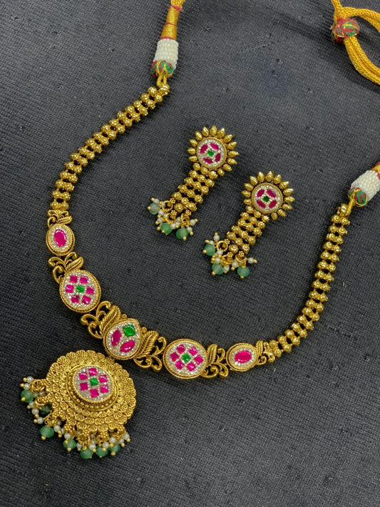 Ishhaara Heritage Jadau Kundan Bridal Choker