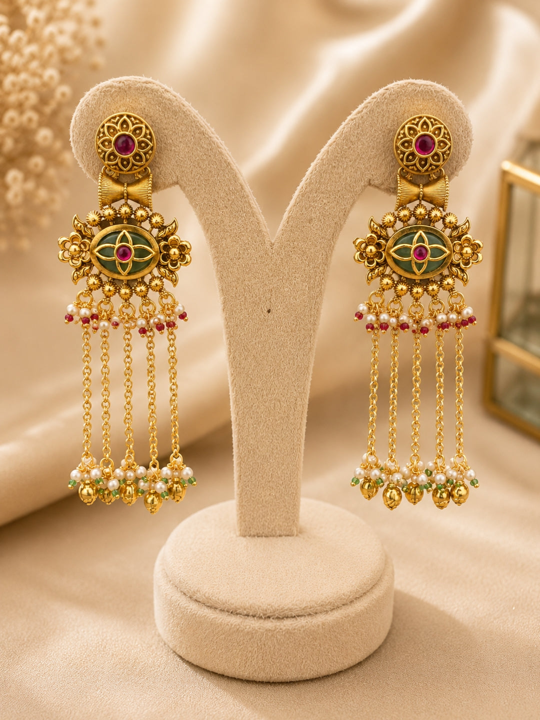 Ishhaara Heritage Kashmiri Earrings