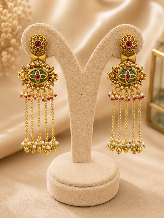 Ishhaara Heritage Kashmiri Earrings