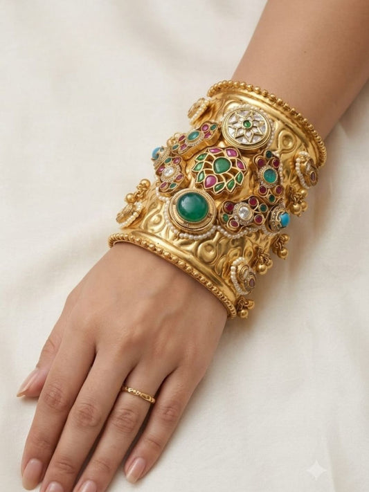 Ishhaara Heritage Multigem Statement Kada