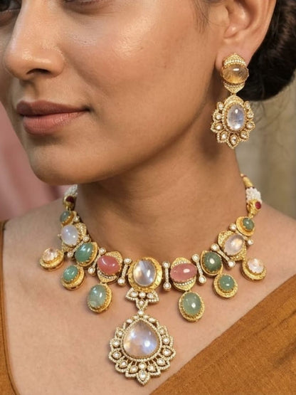 Ishhaara Heritage Natural Stone Set