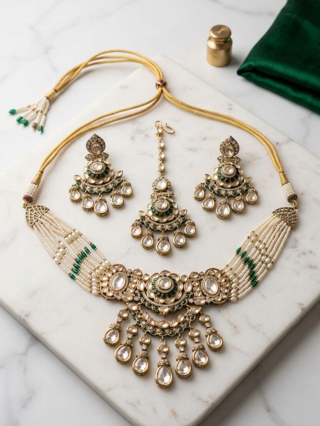 Ishhaara Heritage Polki Studded Choker