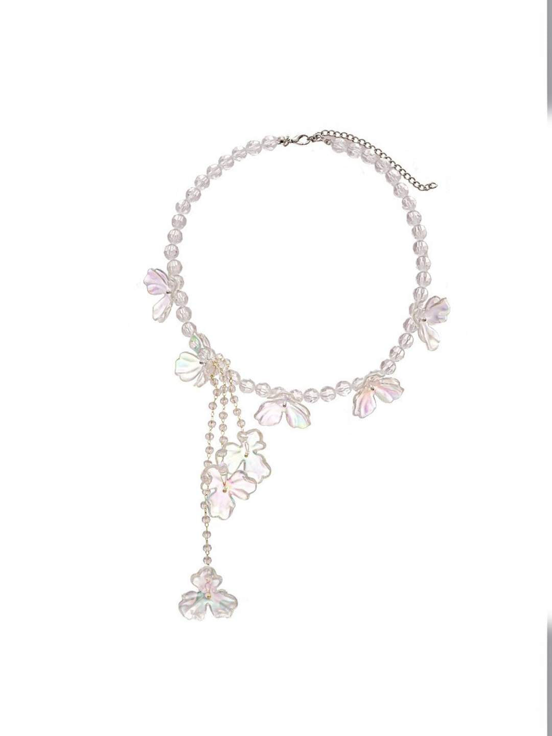 Ishhaara High Grade Crystal Flower Necklace