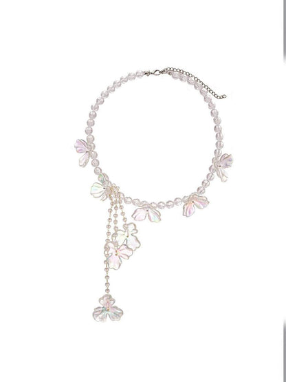 Ishhaara High Grade Crystal Flower Necklace