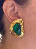 Ishhaara High Quality Baroque Pearl 18K Golden Polish Earring