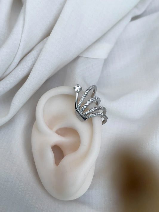 Ishhaara Incandescent Crossover Earcuff Earrings