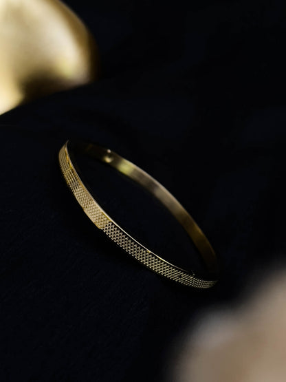 Ishhaara Intricate Designed Gold Tone Bracelet