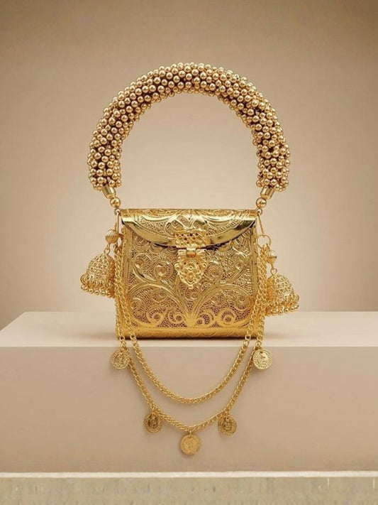 Ishhaara Intricate Handcrafted Oxidised Clutch