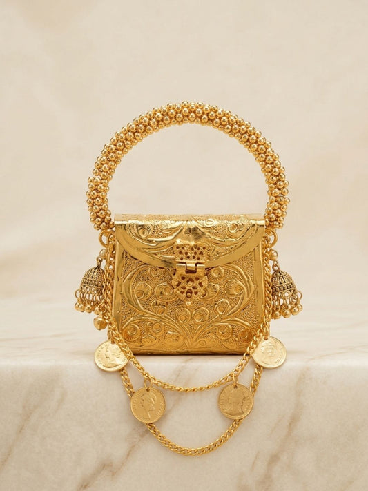 Ishhaara Intricate Handcrafted Oxidised Clutch