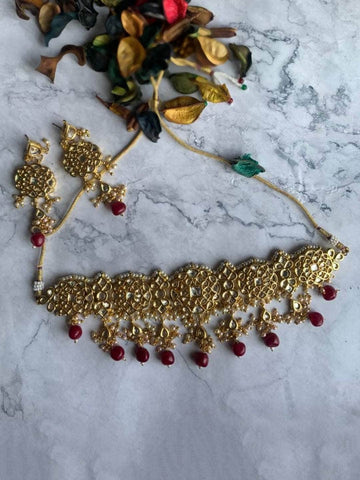 Ishhaara Intricate Kundan Choker Necklace