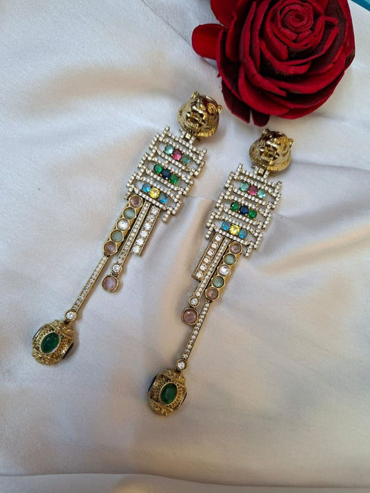 Ishhaara Intricately Designed Dangler Earrings