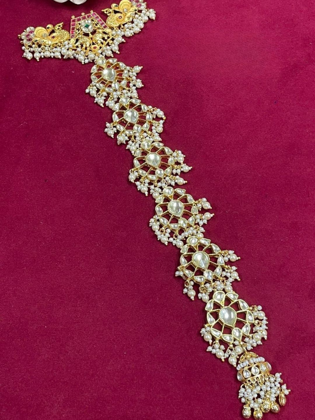 Ishhaara Intricately Designed Jadau Kundan Chotti