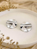 Ishhaara Irregular Metal Earrings