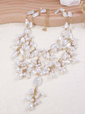 Ishhaara Irregular Pearl Necklace Stack Set