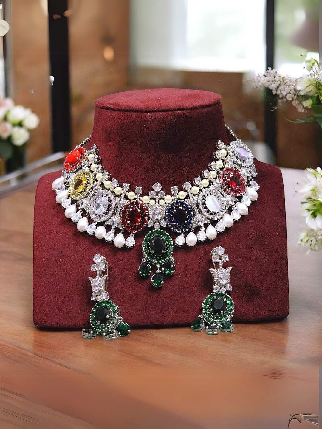 Ishhaara Isha Ambani Inspired Choker Necklace Set