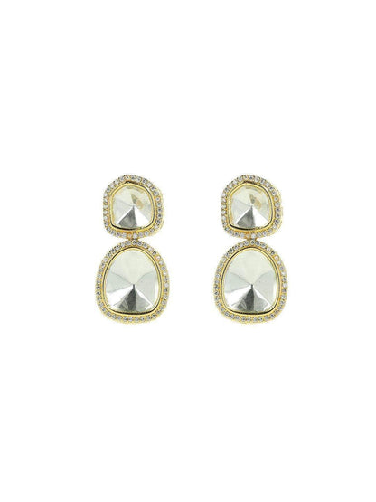Ishhaara Isha Talwar In Polki Stone Ad Earring