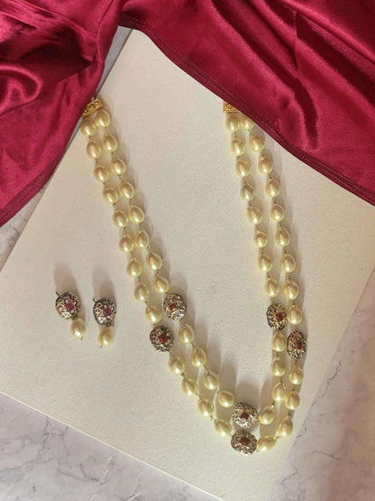 Ishhaara Baroque Antique Bead Set