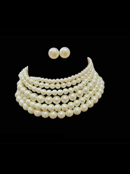 Ishhaara Kangana Ranaut Inspired Multilayered Fresh Water Pearl Necklace