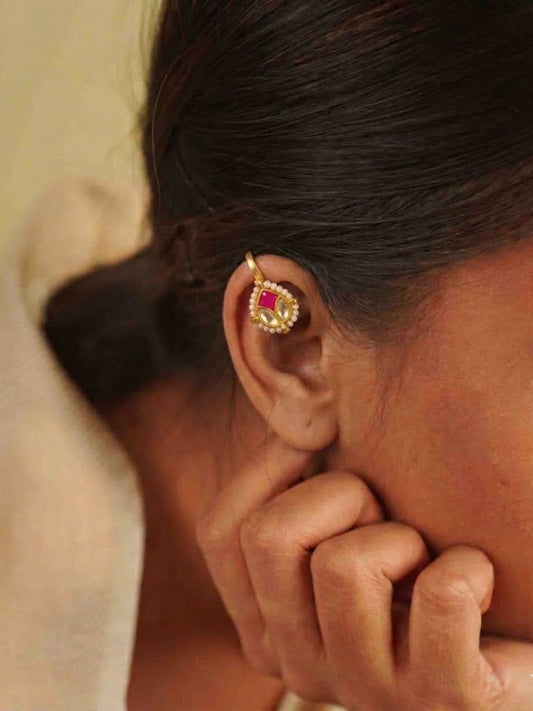 Ishhaara Jadau Kundan Bugadi Earrings