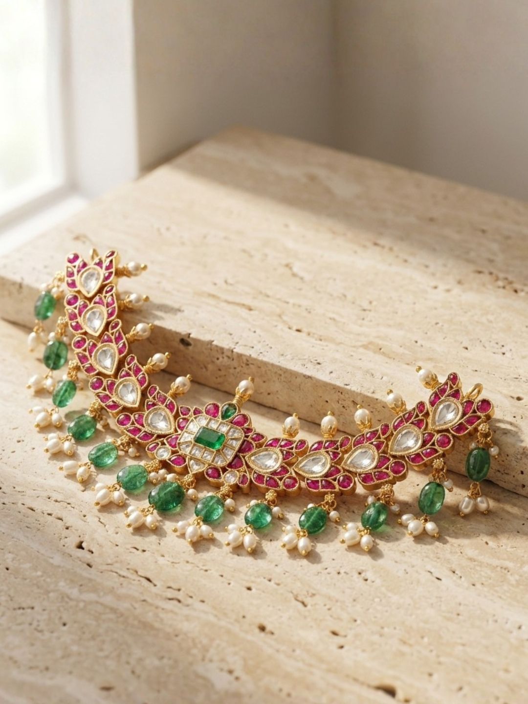 Ishhaara Jadau Kundan Choker Necklace