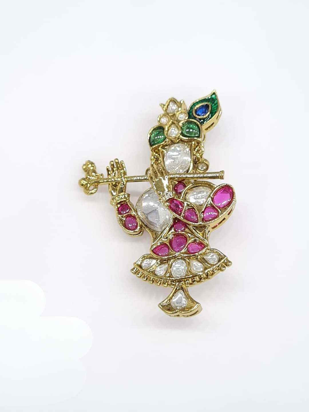 Ishhaara Jadau Kundan Krishna Brooch