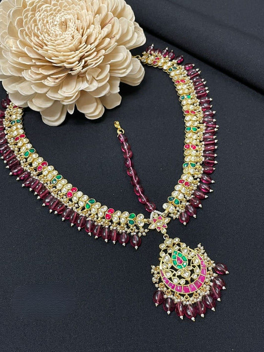 Ishhaara Jadau Kundan Stones Bridal Mathapatti