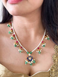 Ishhaara Jadau Kundan Stones Pendant Necklace