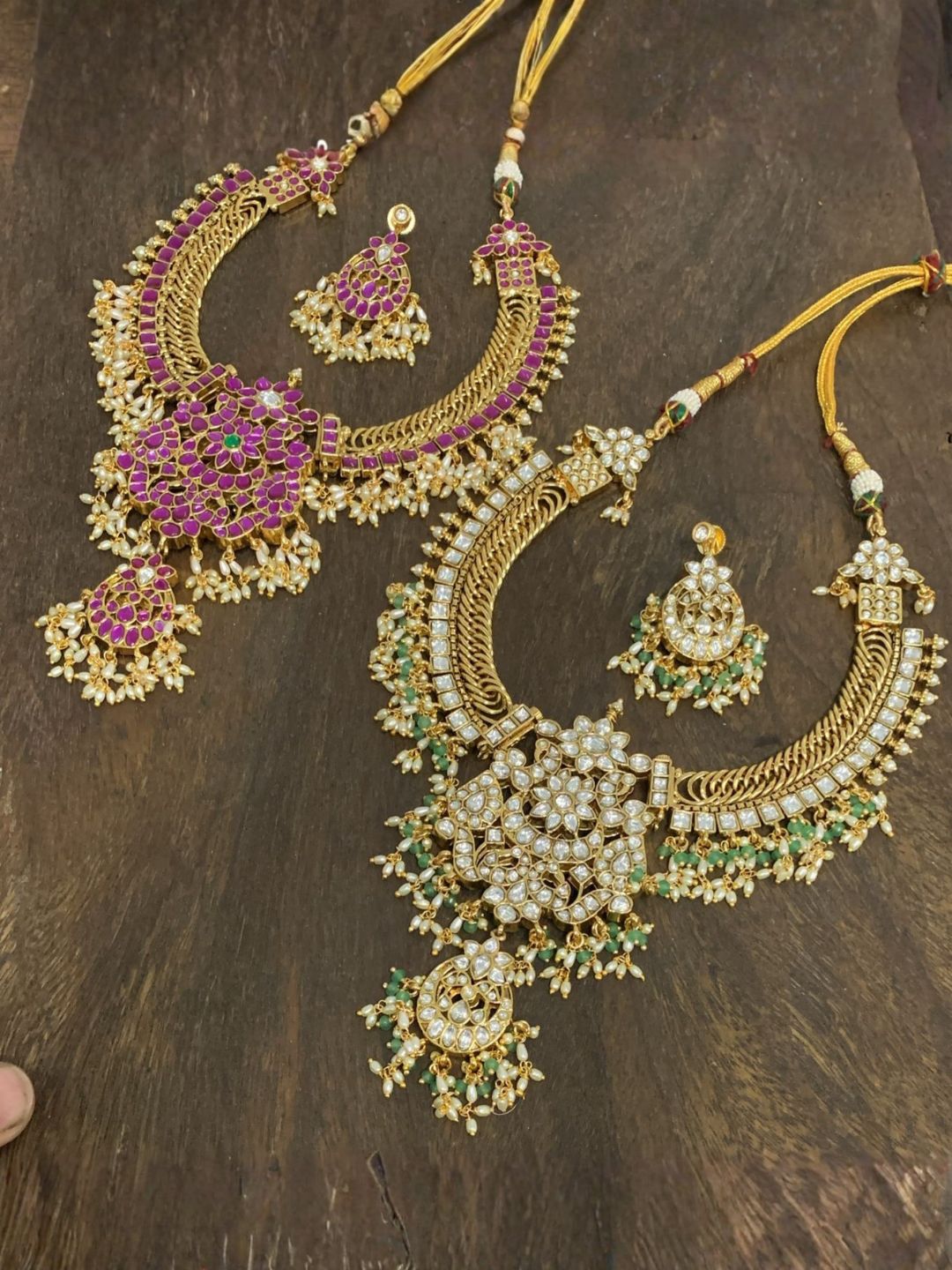 Ishhaara Jadau Kundan Studded 2 In 1 Necklace