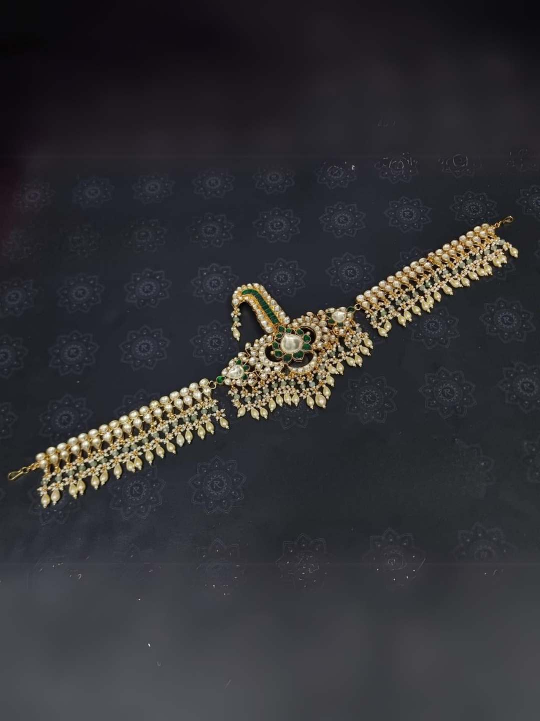 Ishhaara Jadau Kundan Studded Pearl Beaded Kalangi